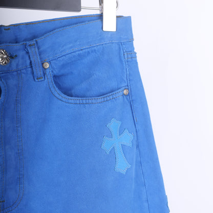 BLUE ON BLUE CROSS PATCH LEVI'S DENIM
