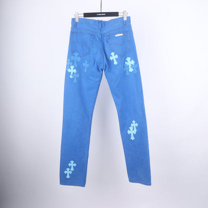 BLUE ON BLUE CROSS PATCH LEVI'S DENIM
