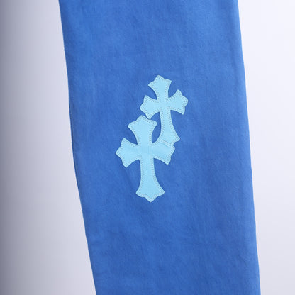 BLUE ON BLUE CROSS PATCH LEVI'S DENIM