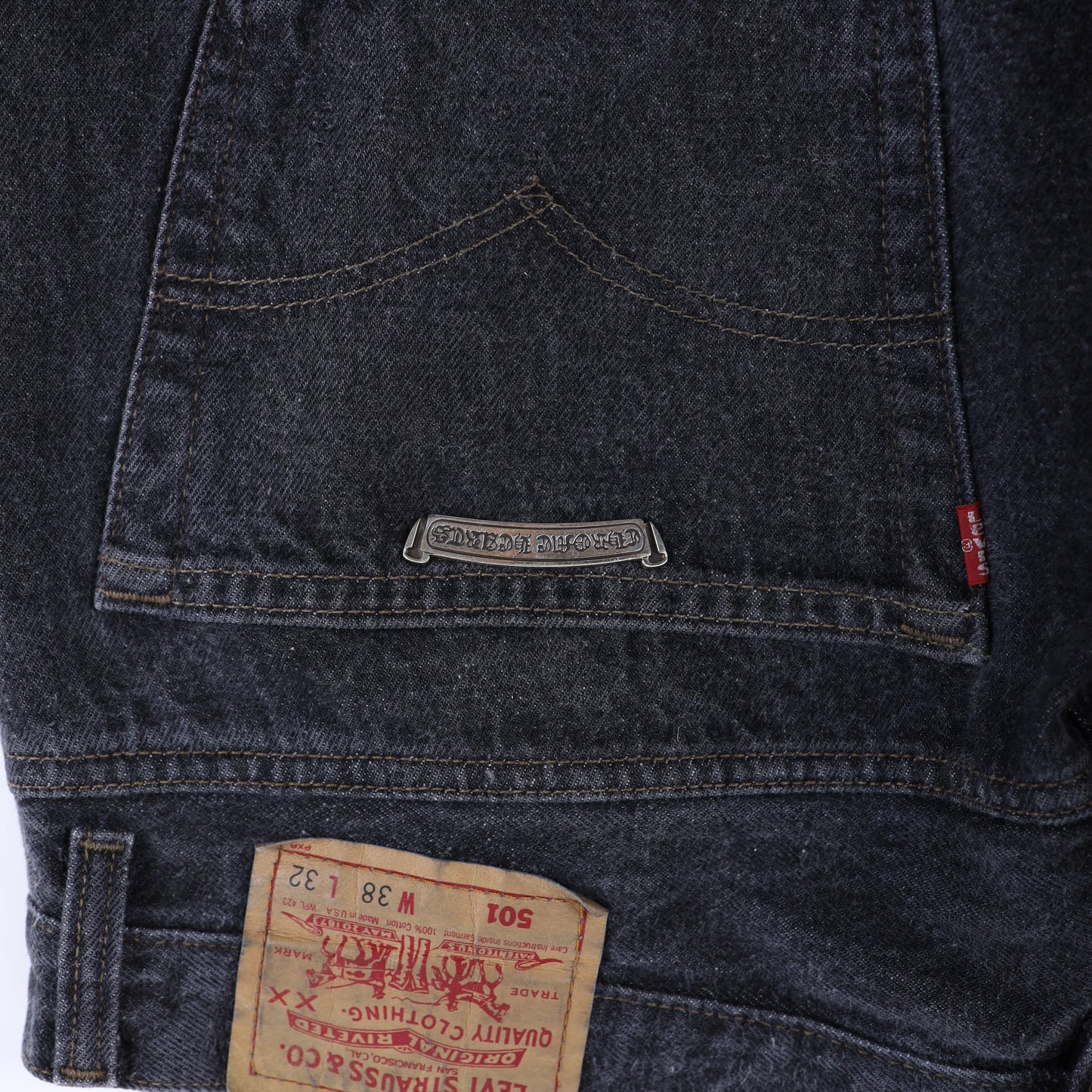 501 ST BARTHS PONY HAIR CROSS PATCH LEVI'S DENIM