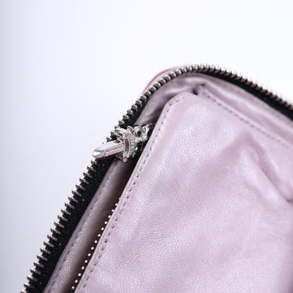 CHROME HEARTS PINK FUR WALLET