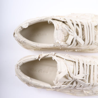 WHITE FISH SKIN RICK OWENS VINTAGE SNEAKER