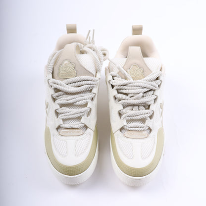 LOUIS VUITTON WHITE SKATER SNEAKERS SIZE LV 8