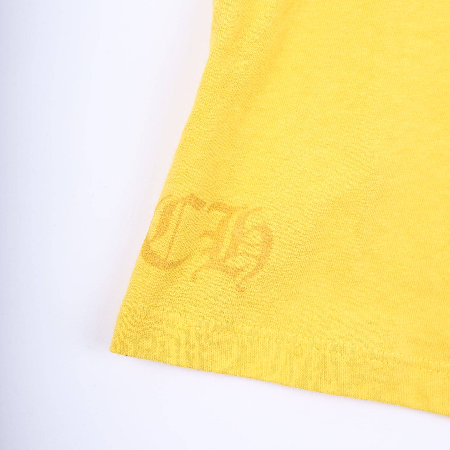CHROME HEARTS YELLOW HORSESHOE RINGER TEE SMALL