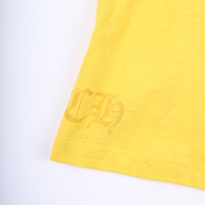 CHROME HEARTS YELLOW HORSESHOE RINGER TEE SMALL