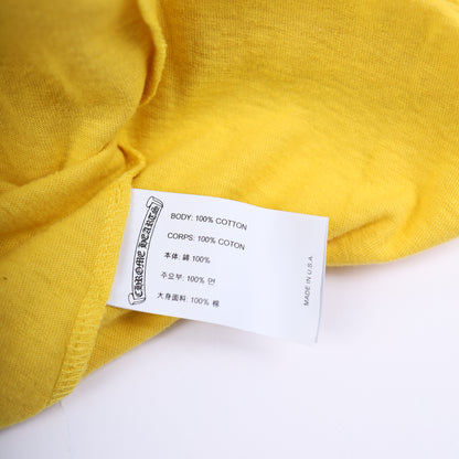 CHROME HEARTS YELLOW HORSESHOE RINGER TEE SMALL