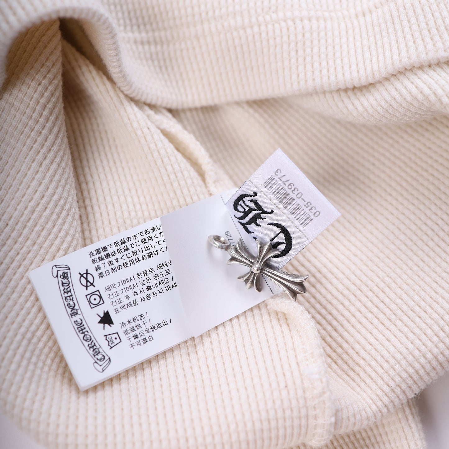 CHROME HEARTS BEIGE HENLEY