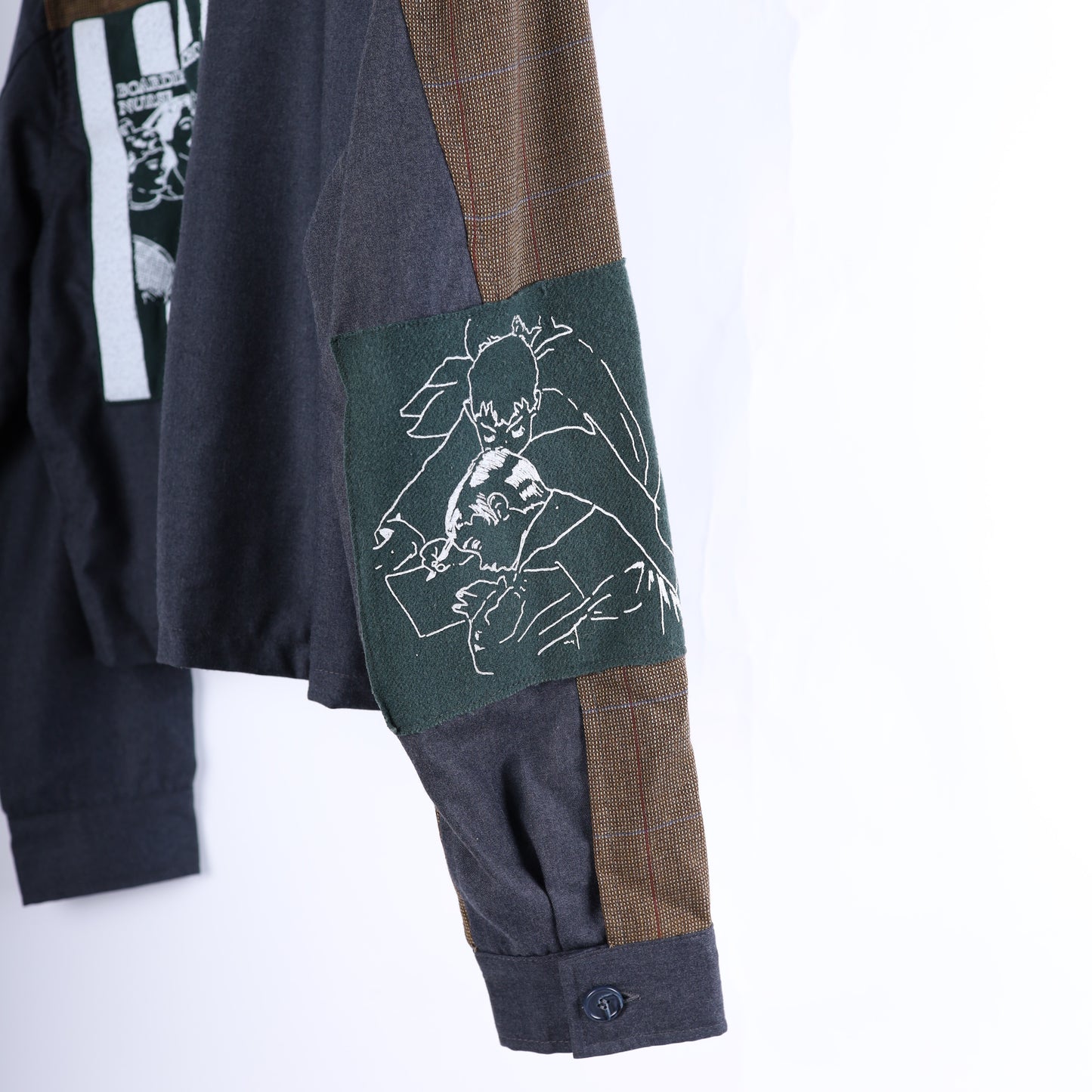 ERD BOARDING SCHOOL NURSE FW19 PANELLED ASSEMBLAGE JACKET