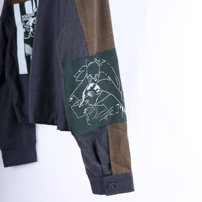 ERD BOARDING SCHOOL NURSE FW19 PANELLED ASSEMBLAGE JACKET