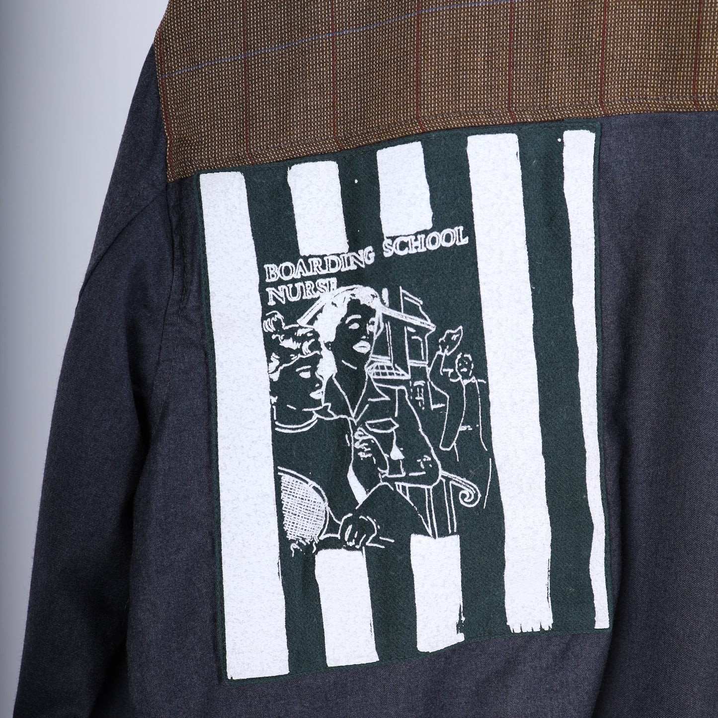 ERD BOARDING SCHOOL NURSE FW19 PANELLED ASSEMBLAGE JACKET