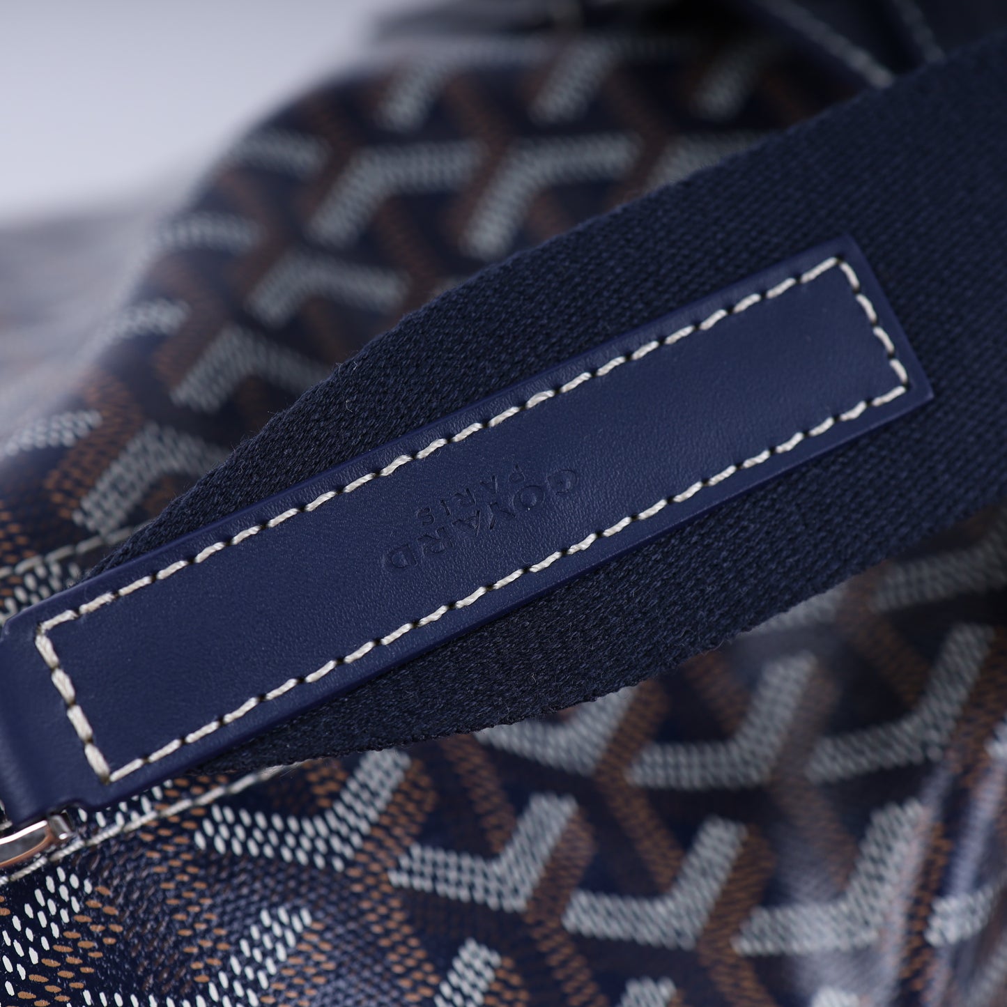 NAVY GOYARD DUFFLE BOEING 50