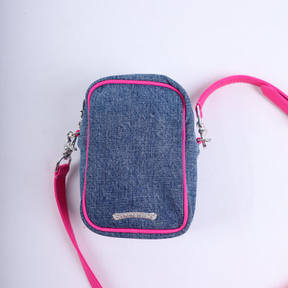 CHROME HEARTS DENIM PATCH TAKA BAG