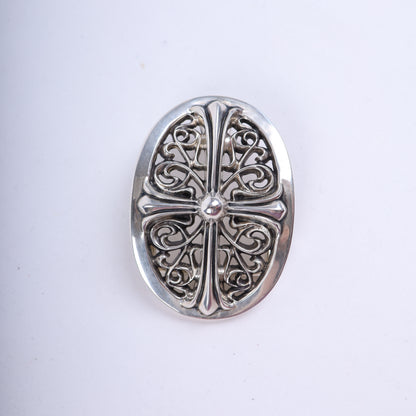 CHROME HEARTS 1.5" OVAL BUCKLE