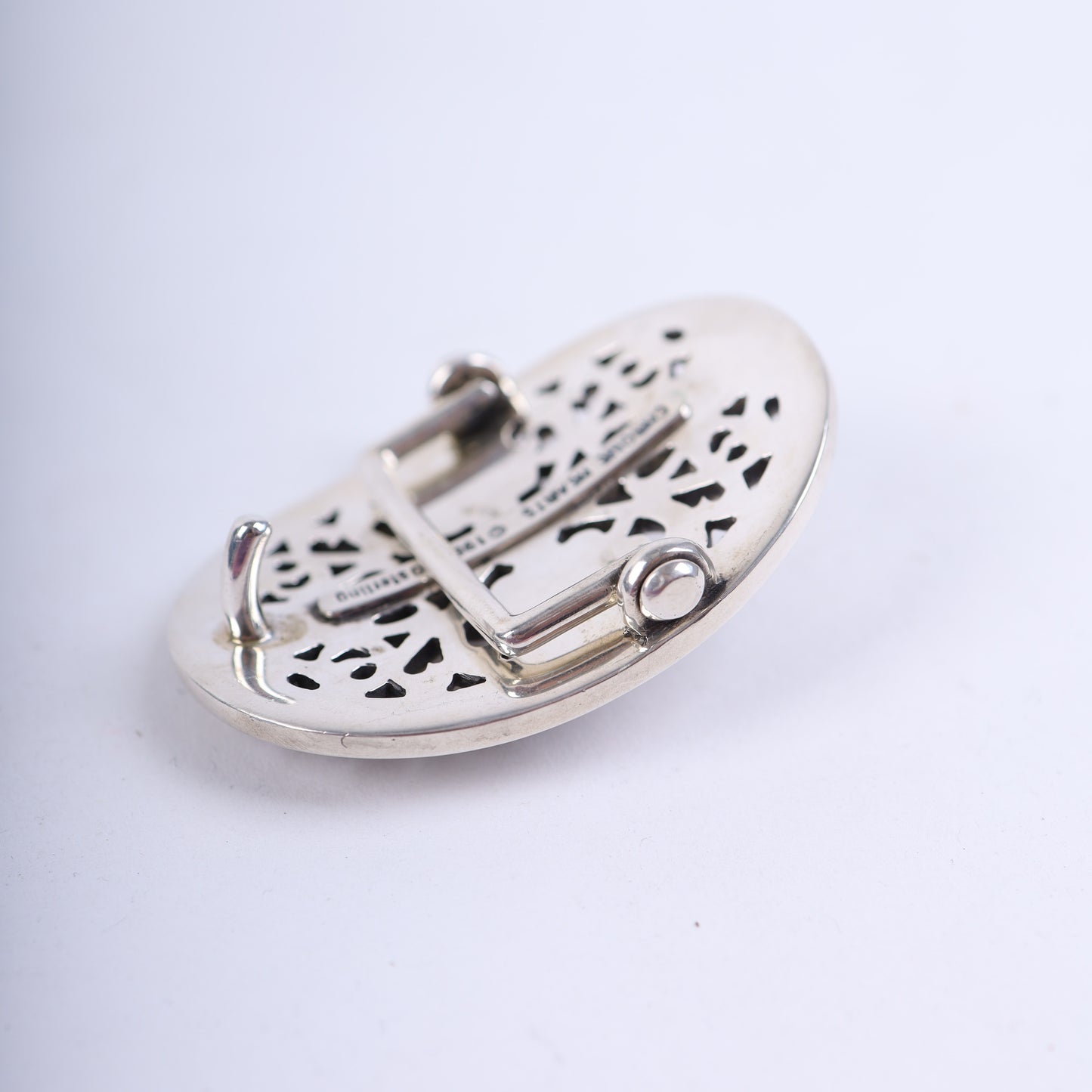 CHROME HEARTS 1.5" OVAL BUCKLE