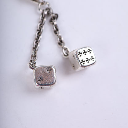 LOBSTER CLASP DICE KEYCHAIN
