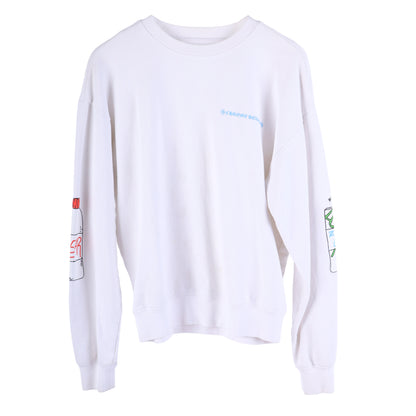 CH WHITE MATTY BOY CREWNECK CLEAR