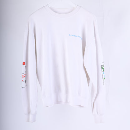 CH WHITE MATTY BOY CREWNECK CLEAR
