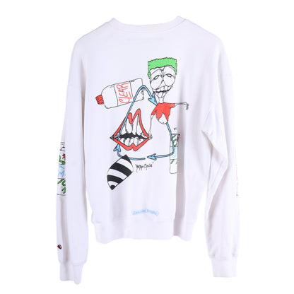 CH WHITE MATTY BOY CREWNECK CLEAR