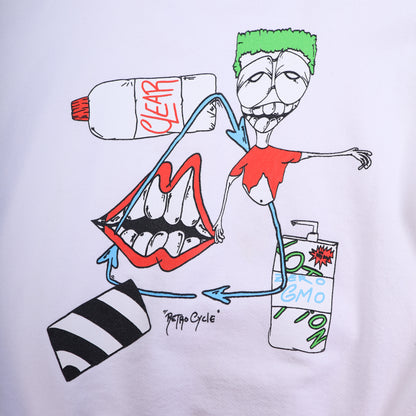 CH WHITE MATTY BOY CREWNECK CLEAR