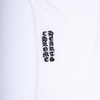 Chrome Hearts Womans White SCRIPT Mock Neck