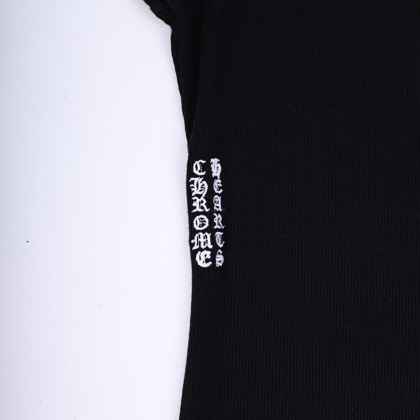 Chrome Hearts Womans Black DAGGER Mock Neck