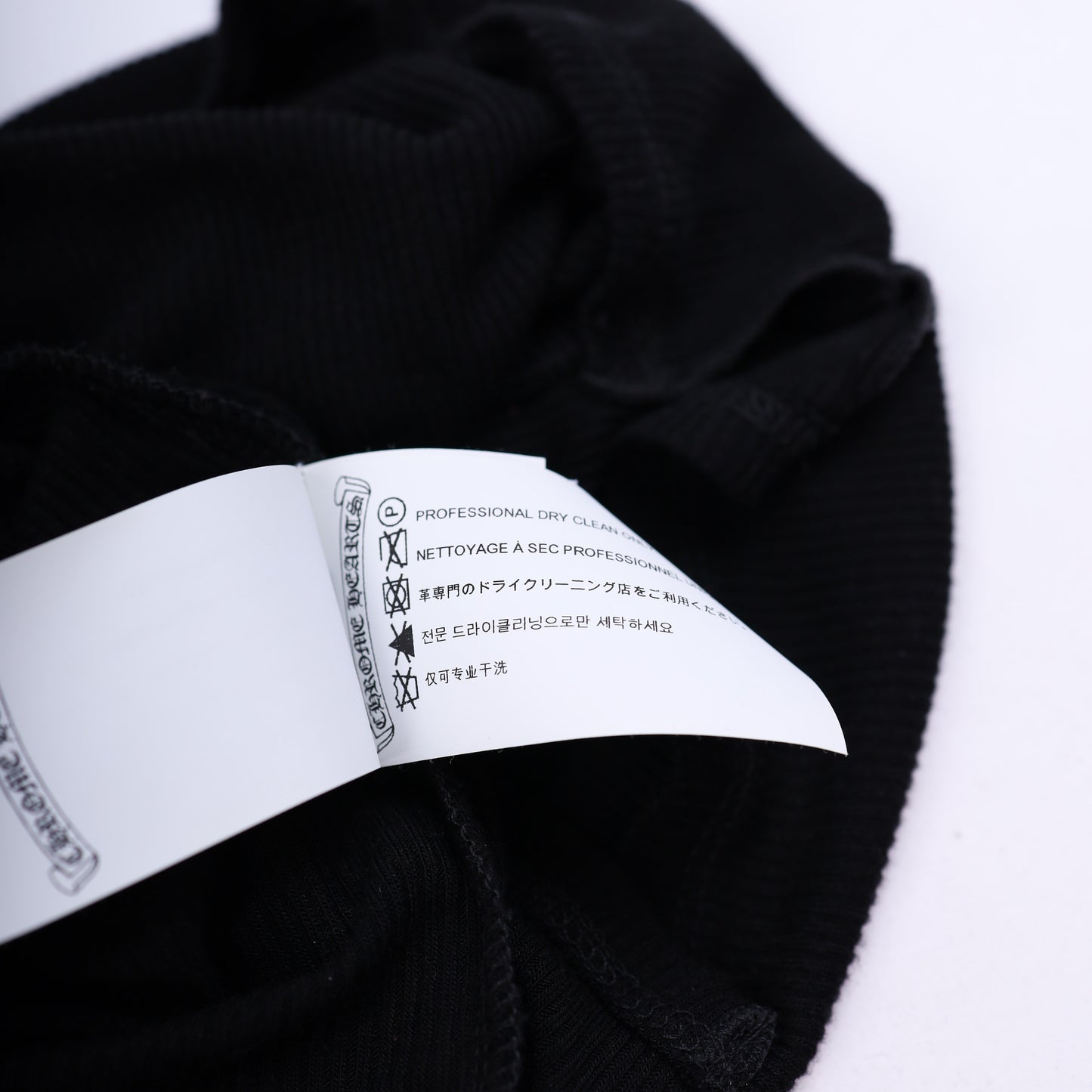 Chrome Hearts Womans Black DAGGER Mock Neck