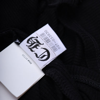 Chrome Hearts Womans Black DAGGER Mock Neck