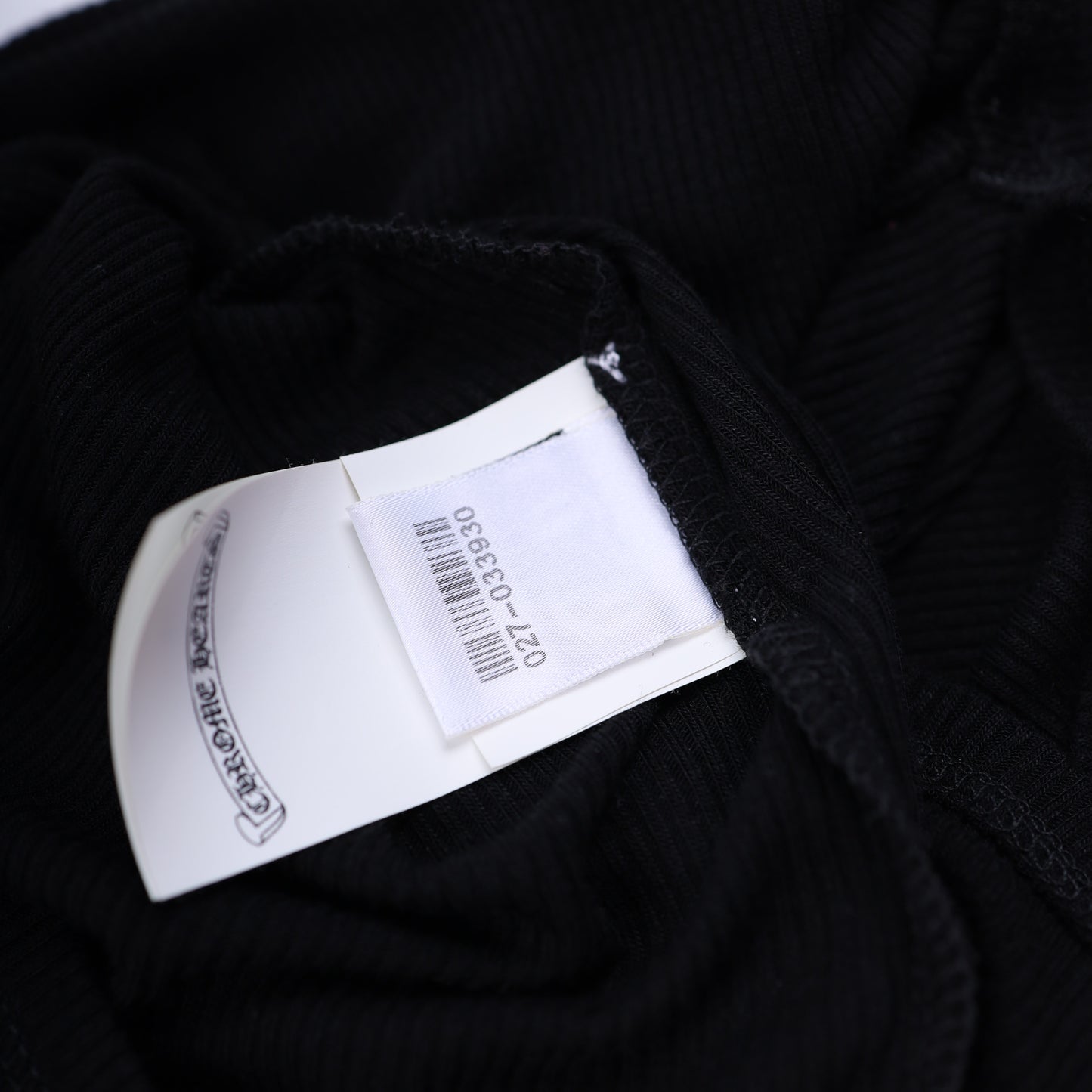 Chrome Hearts Womans Black DAGGER Mock Neck