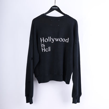 PALY HOLLYWOOD IS HELL CREWNECK SWEATER
