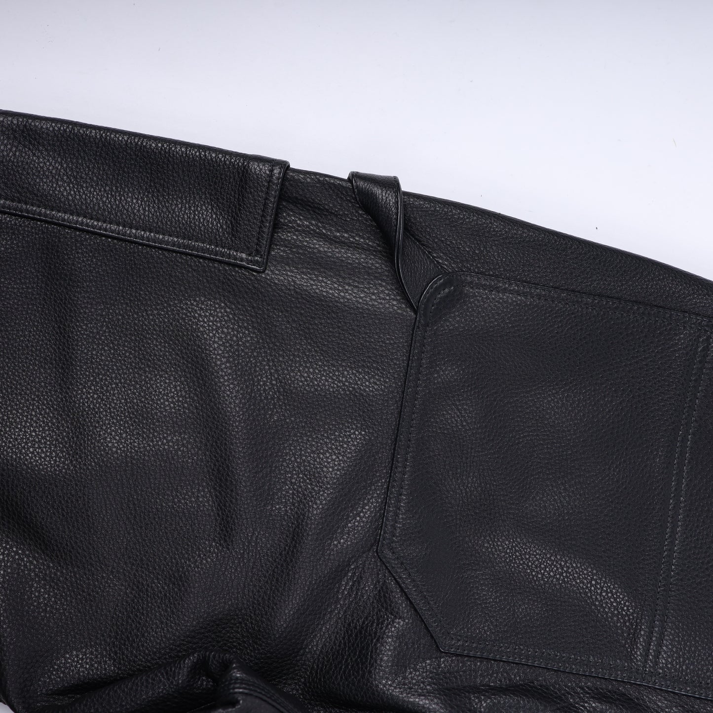 Chrome Hearts Leather Double Knee Carpenter Pants