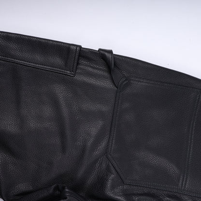 Chrome Hearts Leather Double Knee Carpenter Pants