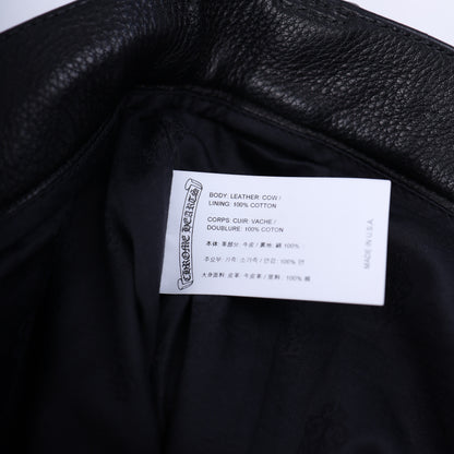 Chrome Hearts Leather Double Knee Carpenter Pants