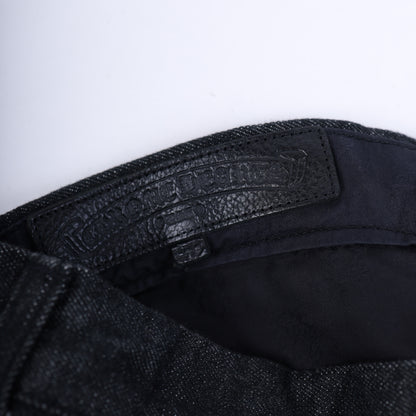 CHROME HEARTS STAR PATCH DENIM JEANS 38