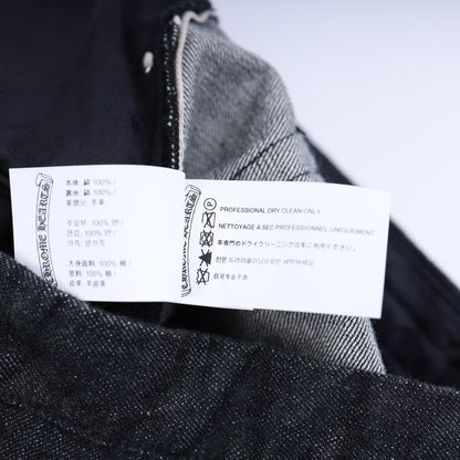 CHROME HEARTS STAR PATCH DENIM JEANS 38