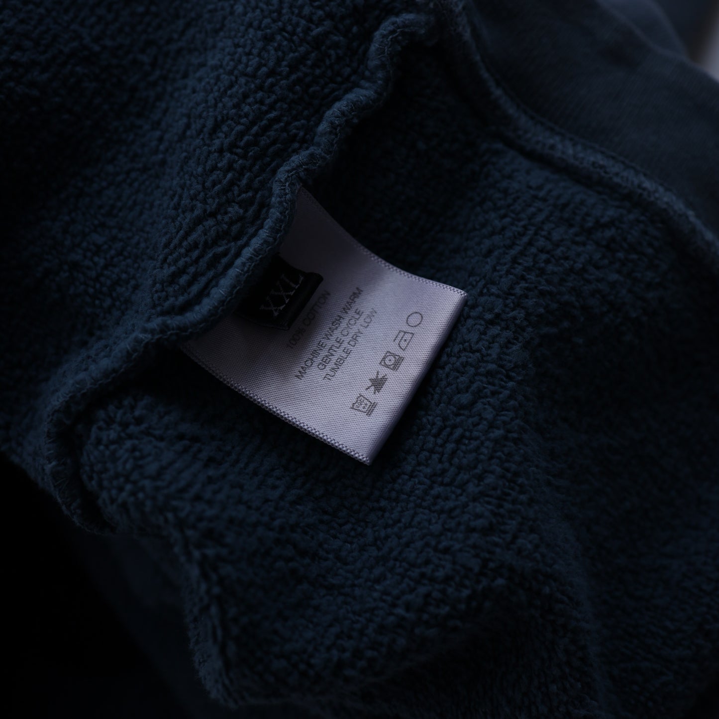 ERD DRESSING UP TIME BLUE THRASHED HOODIE