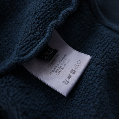 ERD DRESSING UP TIME BLUE THRASHED HOODIE