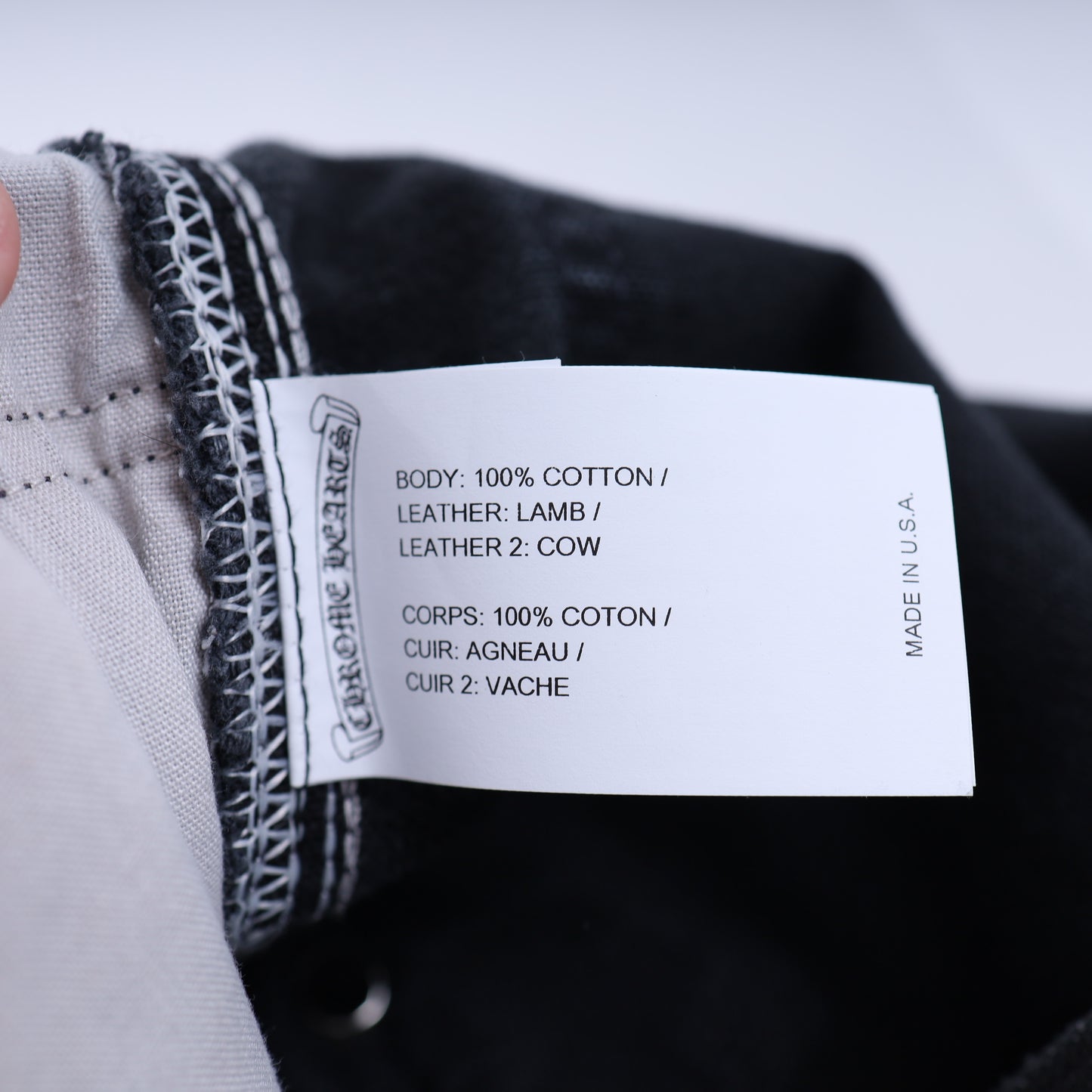 SEX RECORDS BLACK DOUBLE KNEE PANTS