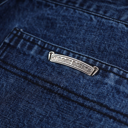 CARPENTER CROSS PATCH SHORT WHITE + BLACK SUEDE