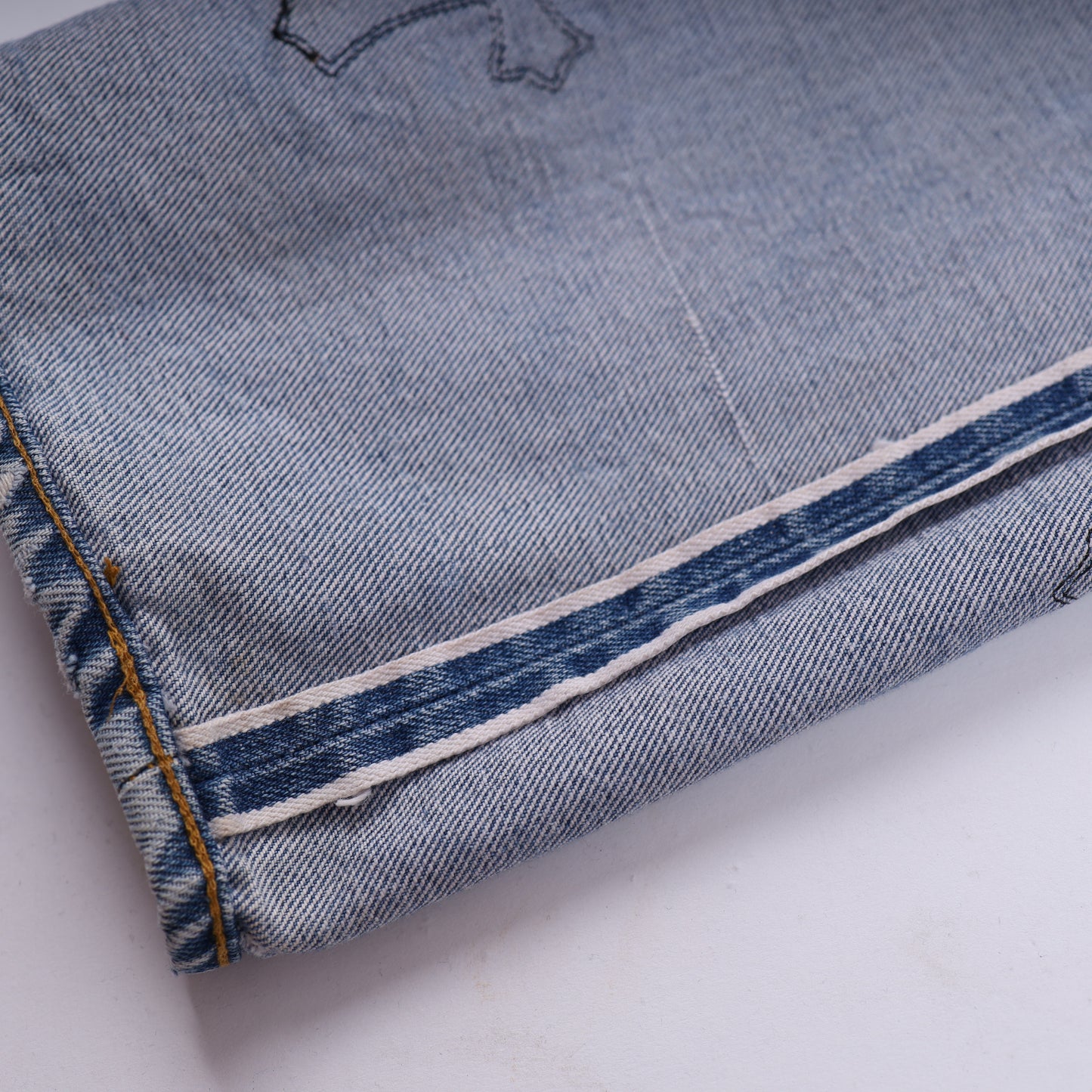 BLACK CROSS PATCH 501 LEVI'S DENIM