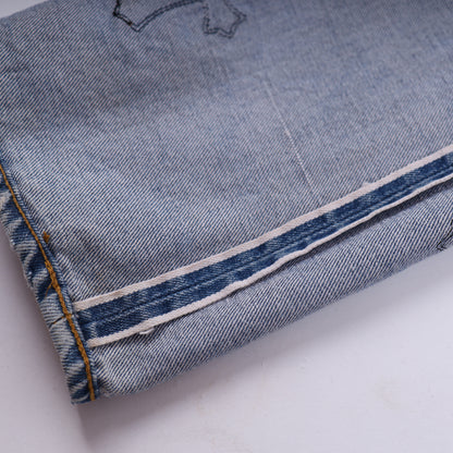 BLACK CROSS PATCH 501 LEVI'S DENIM