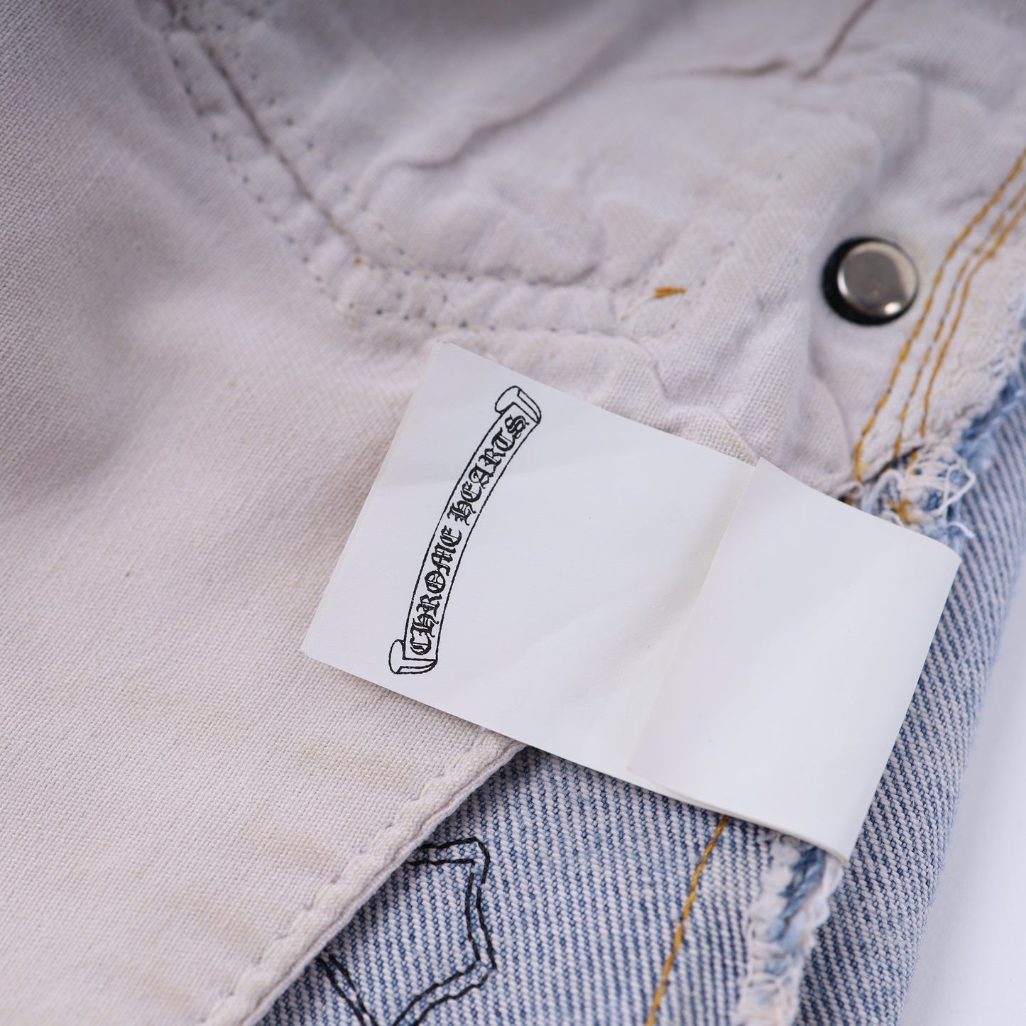 BLACK CROSS PATCH 501 LEVI'S DENIM