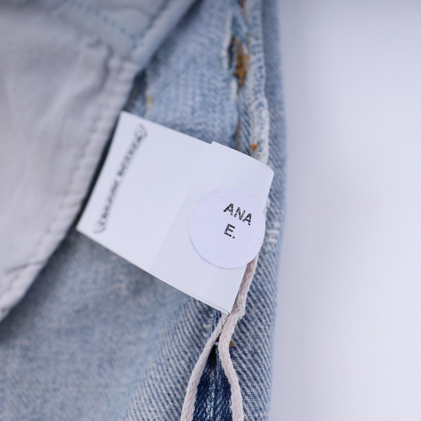 PINK CROSS PATCH 501 LEVI'S DENIM