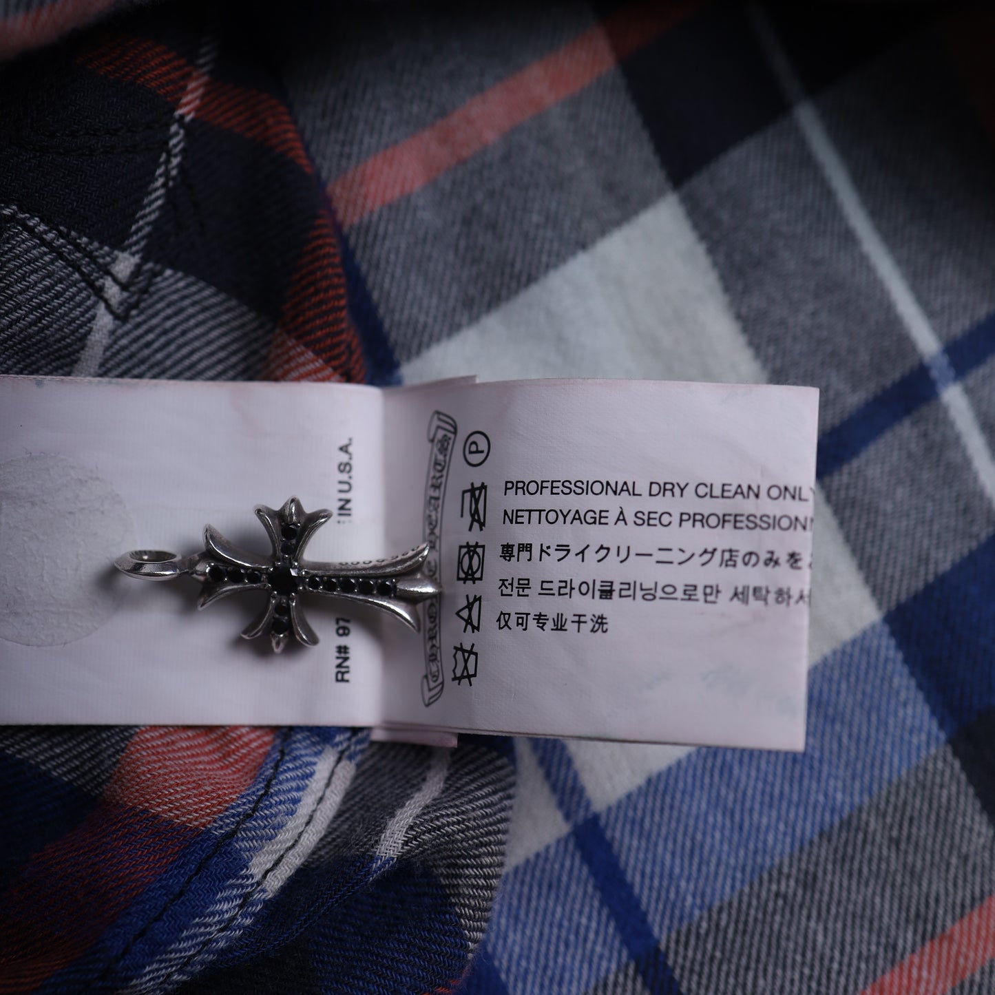 Chrome Hearts PATCHWORK FLANNEL SZ S