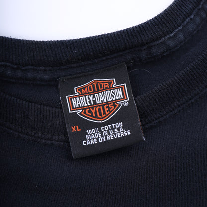 VINTAGE HARLEY DAVIDSON DICE FLAME LONG SLEEVE