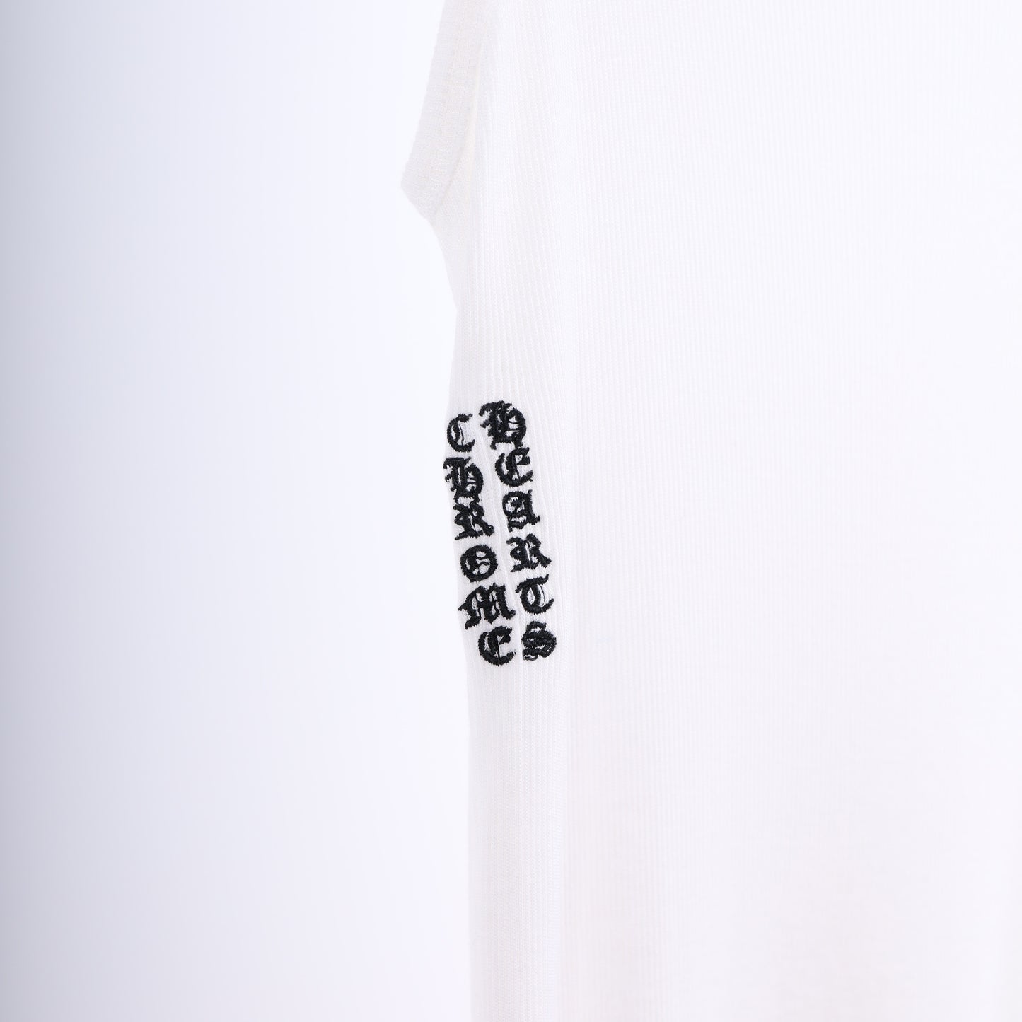 Chrome Hearts Womans White  SCRIPT Long White Dress