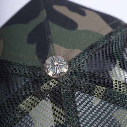 CHROME HEARTS CAMO THE HEROS PROJECT TRUCKER HAT