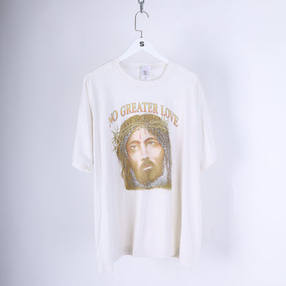 VINTAGE 'NO GREATER LOVE' JESUS TEE