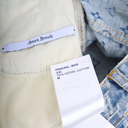 LOUIS VUITTON GRAFFITI DENIM SZ 33