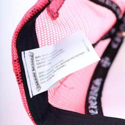 PINK TRIPLE CROSS CEMETERY TRUCKER HAT