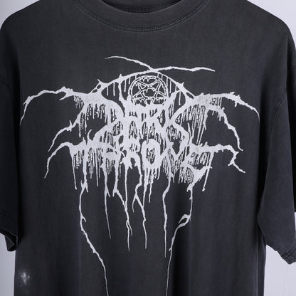 VINTAGE BAPHOMET DARK THRONE FADED T-SHIRT